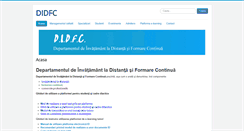 Desktop Screenshot of didfc.valahia.ro